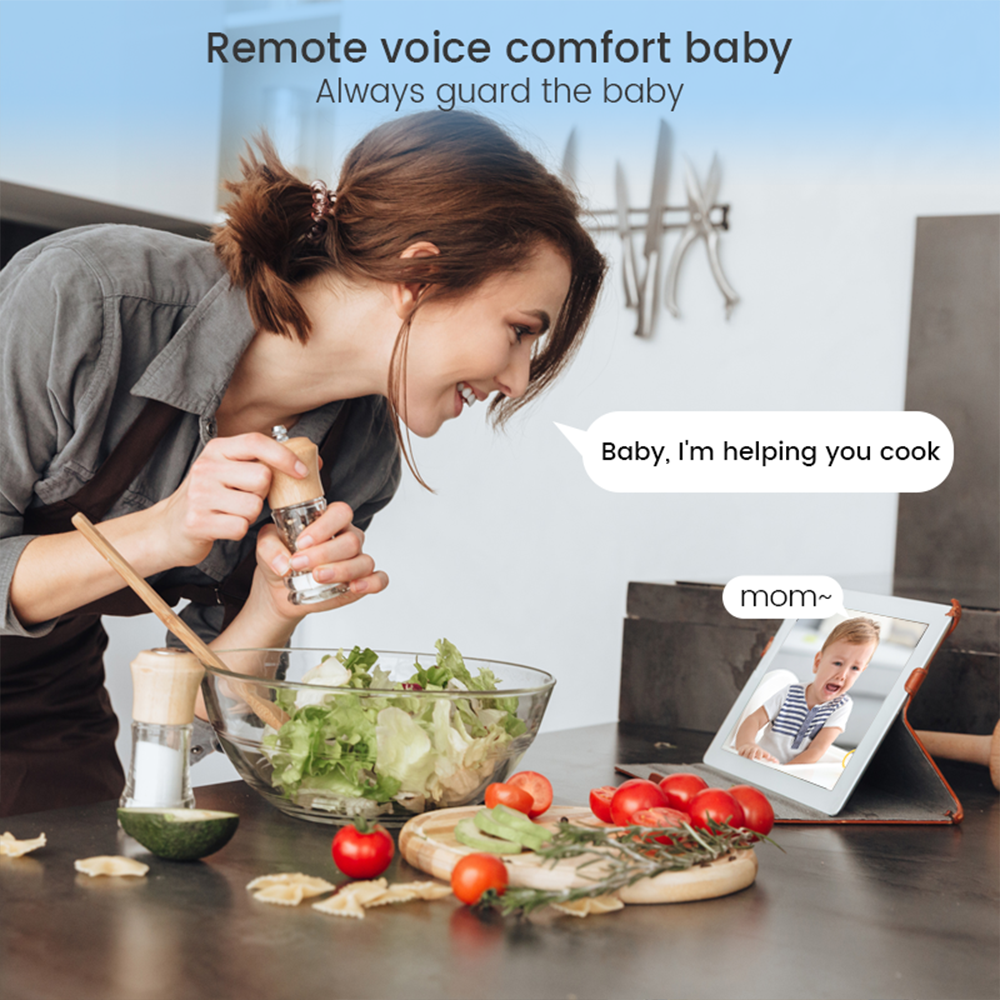 4MP WiFi xiaovv indoor Baby Mo - Home Security No Wifi のレビューと価格