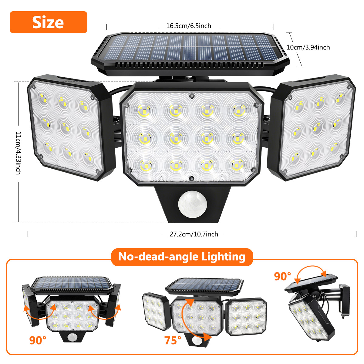 Solar Lights Outdoor with Moti - Home Security Lights Outdoors のレビューと価格