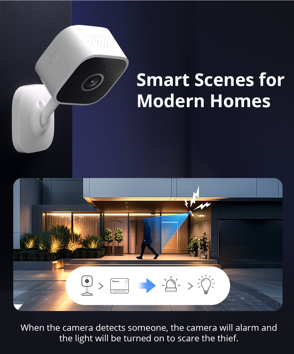 SONOFF CAM Slim Gen2 WiFi Smar - Home Security No Wifi のレビューと価格