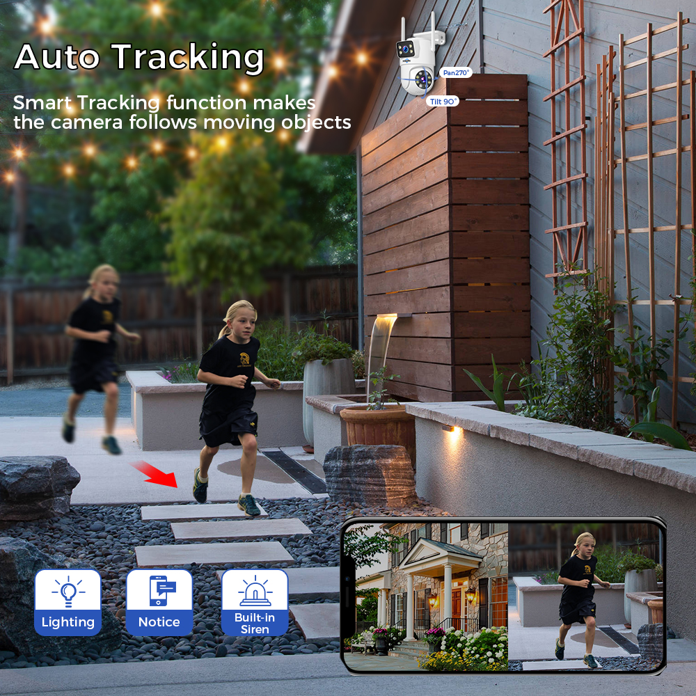Hiseeu 6MP WiFi Dual Lens Came - Home Security Kit With Camera のレビューと価格