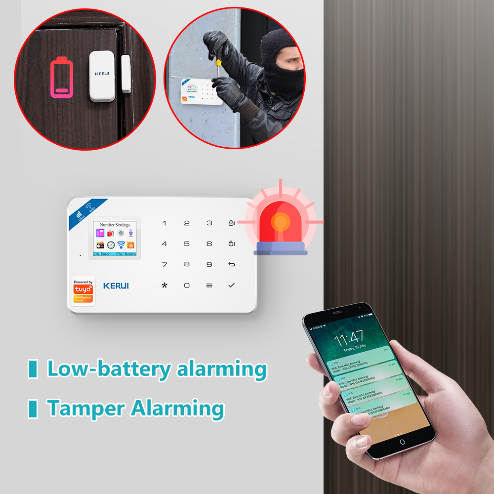 KERUI W181 Alarm System Secutr - Home Security Kit With Camera のレビューと価格