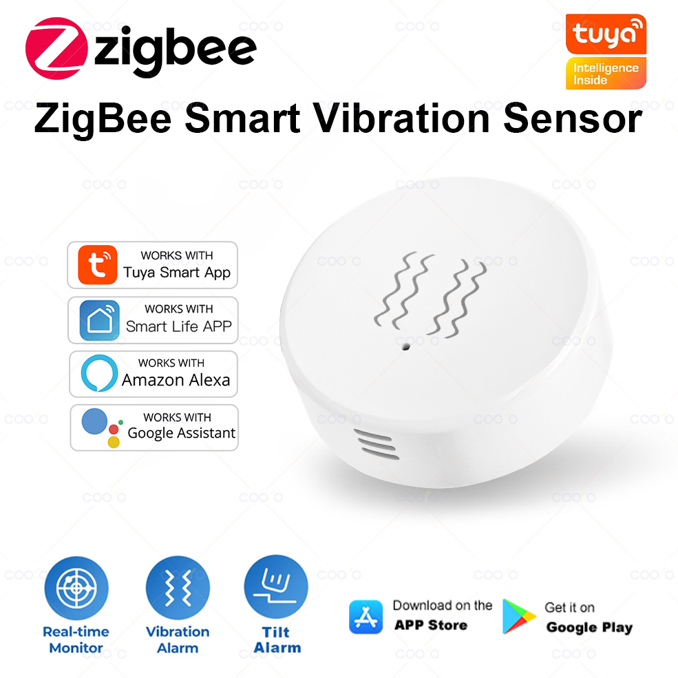 ZigBee Tuya Smart Vibration Se - Home Security And Monitoring のレビューと価格