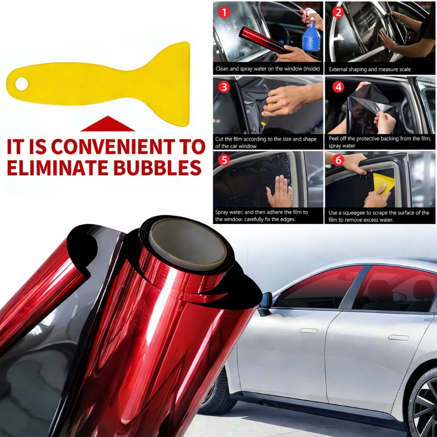 50x300cm Car Window Two-Tone T - Home Security For Windows のレビューと価格
