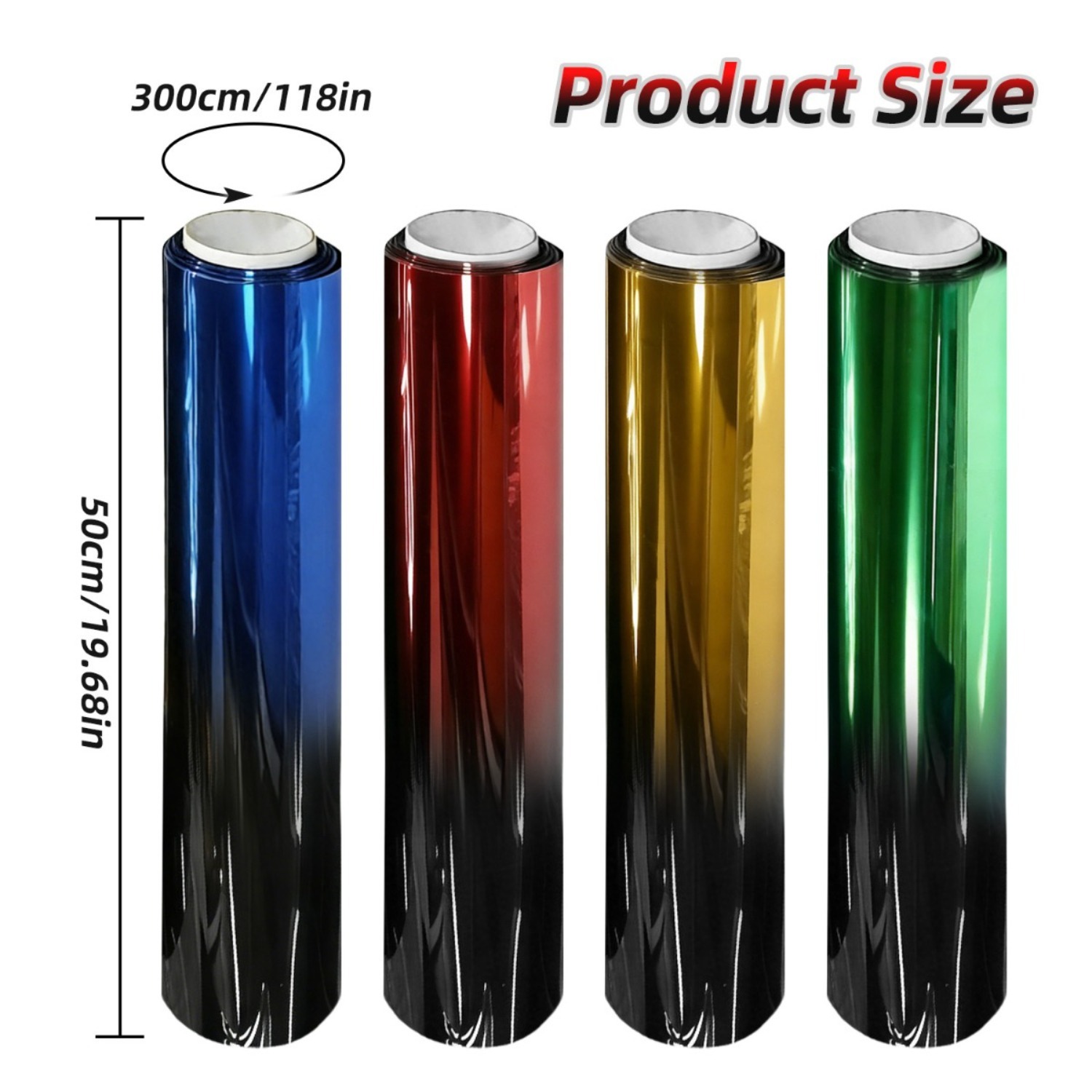 50x300cm Car Window Two-Tone T - Home Security For Windows のレビューと価格