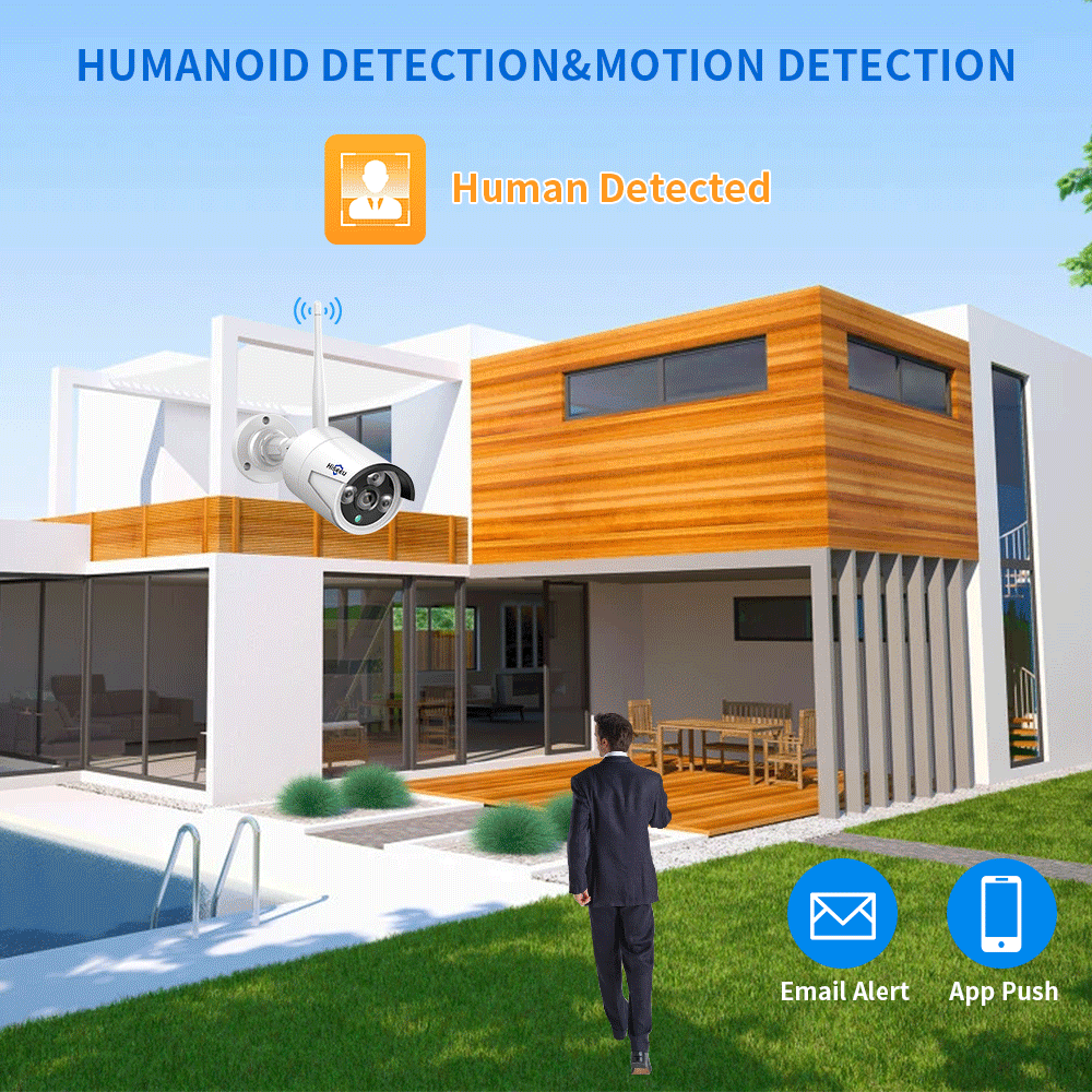 Hiseeu 3/5/8MP WiFi CCTV Camer - Home Security And Monitoring のレビューと価格