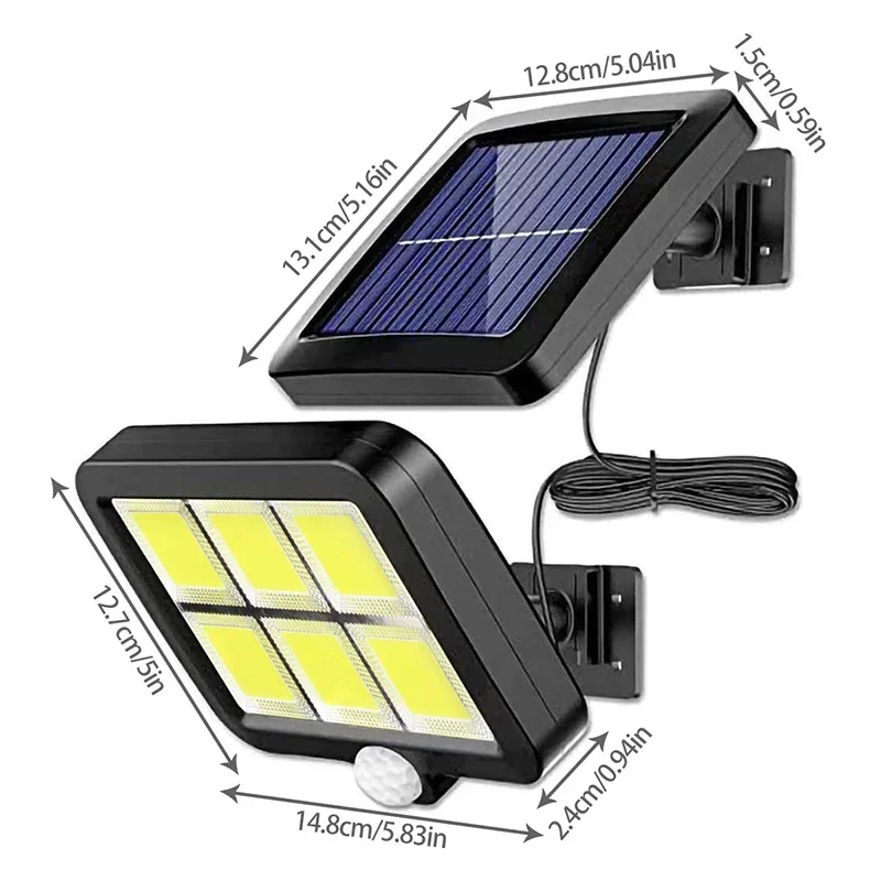 LED Solar Split Wall Lamp Outd - Home Security Lights Outdoors のレビューと価格