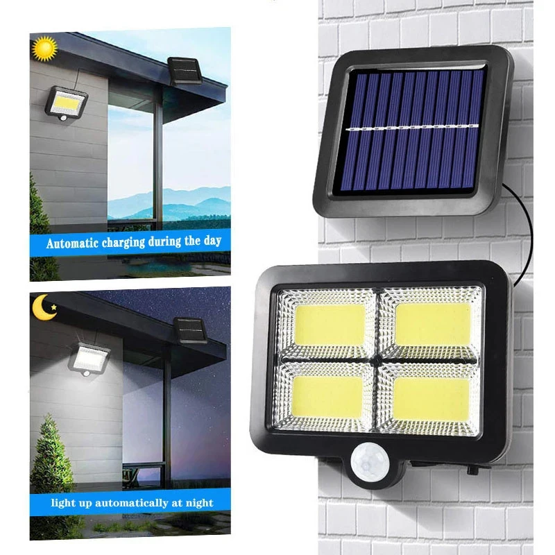 LED Solar Split Wall Lamp Outd - Home Security Lights Outdoors のレビューと価格
