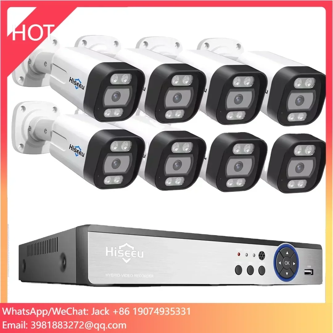 Hiseeu 4K 8channel 8mp Outdoor - Home Security Kit With Camera のレビューと価格