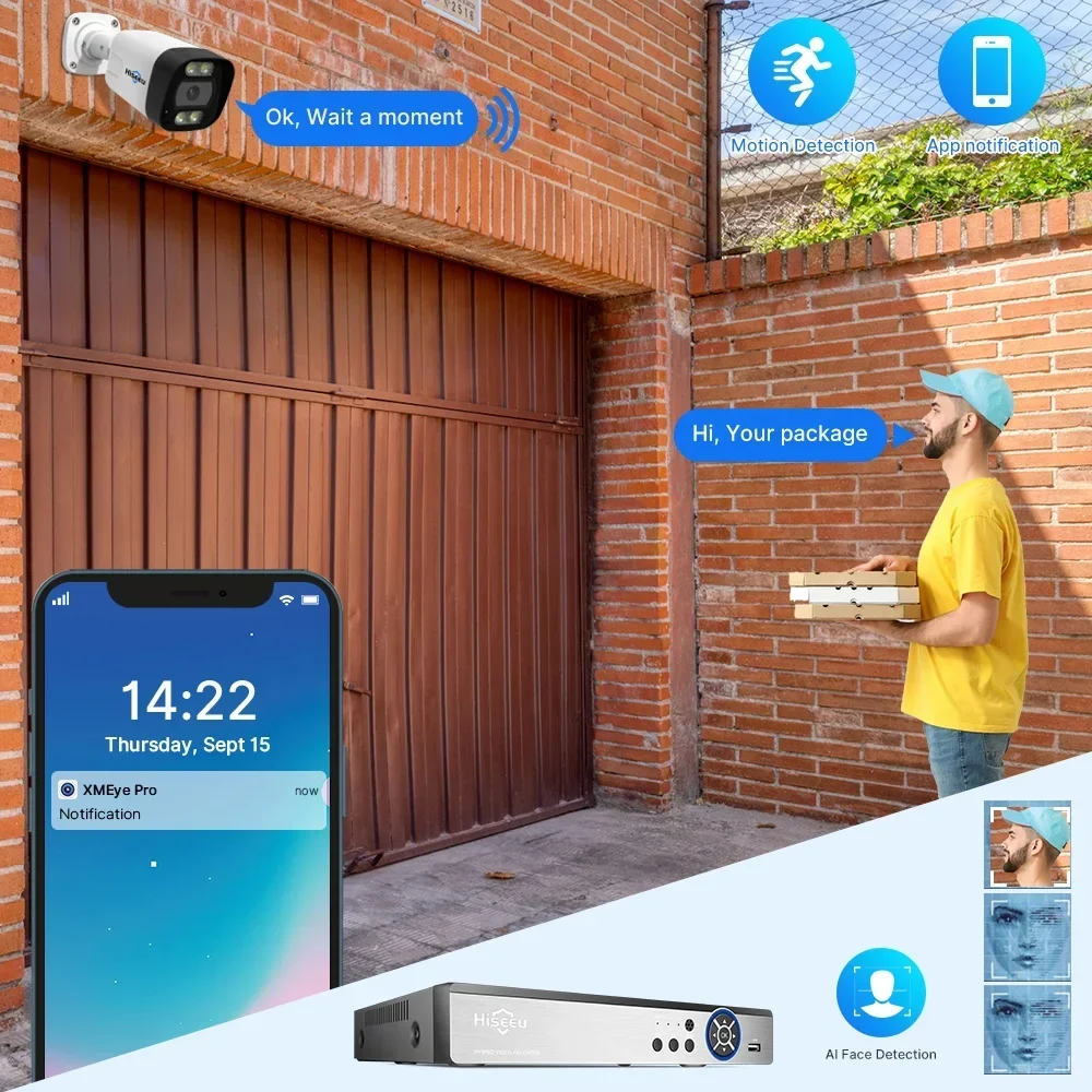 Hiseeu 4K 8channel 8mp Outdoor - Home Security Kit With Camera のレビューと価格