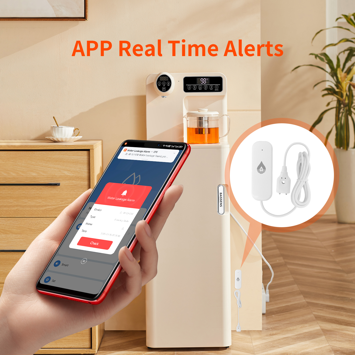 YFK Tuya WiFi Water Leakage Se - Home Security Tools のレビューと価格