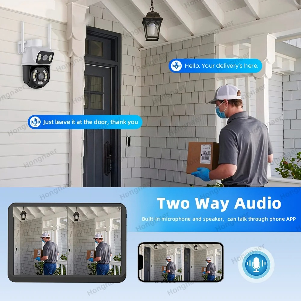 Hongnaer 6MP 4CH Dual Lens Hom - Home Security Kit With Camera のレビューと価格