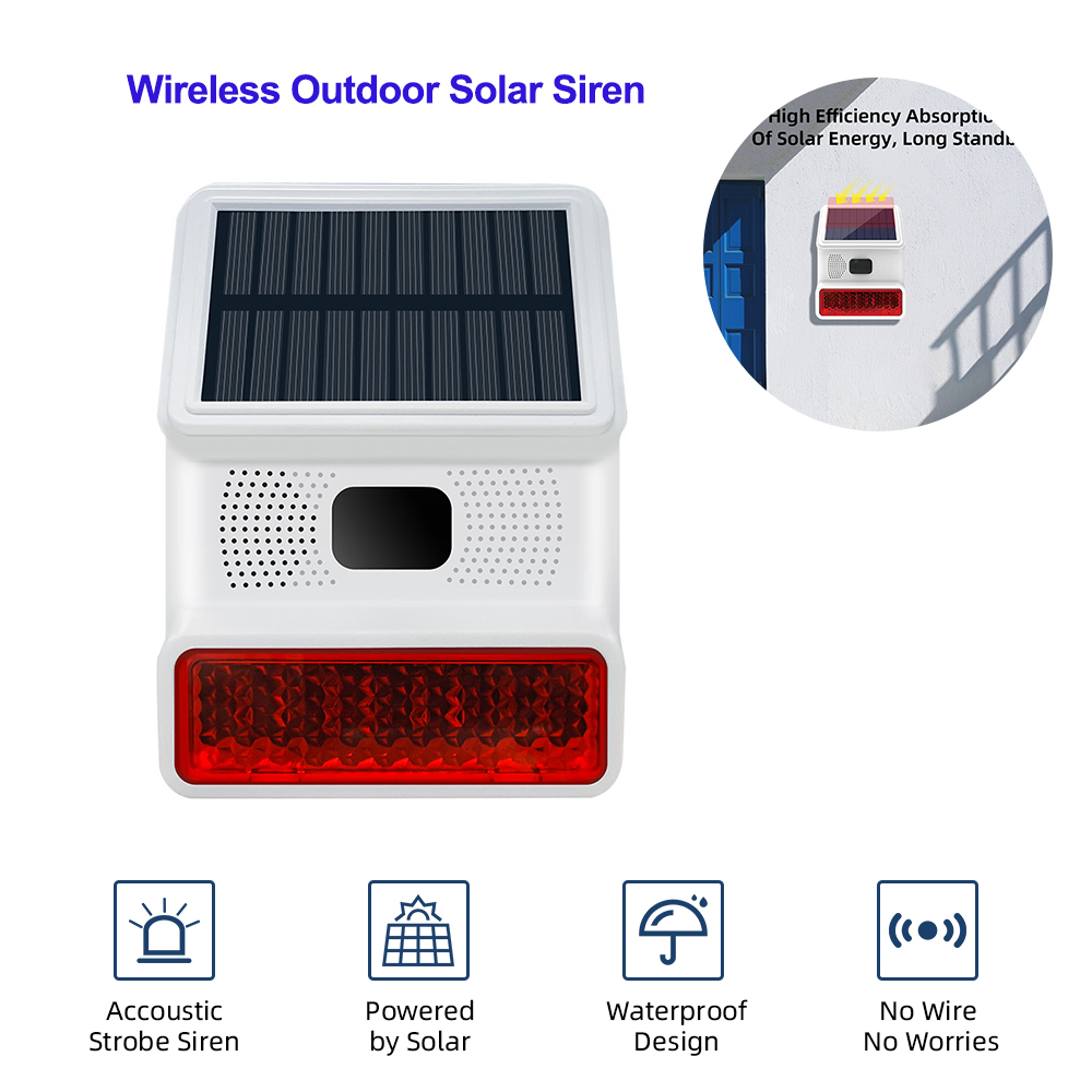 TAIBOAN 433MHZ Wireless Solar  - Home Security Lights Outdoors のレビューと価格