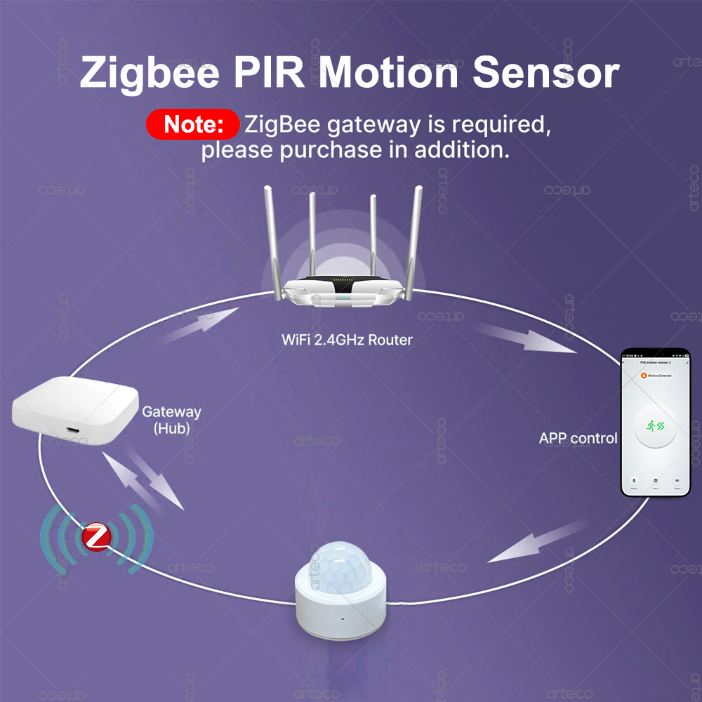 Zigbee 3.0 Mini PIR Motion Sen - Home Security Tools のレビューと価格
