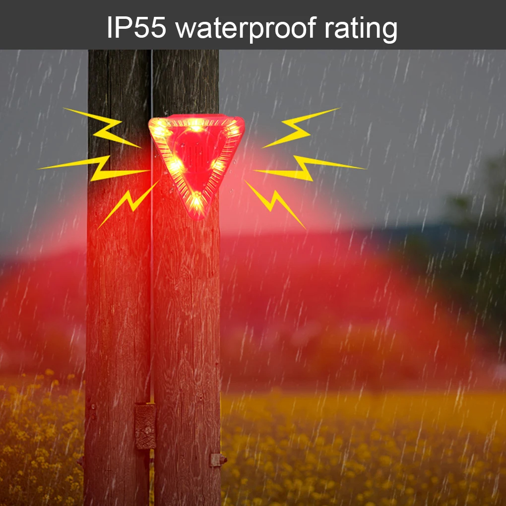 Solar Outdoor LED Flashing War - Home Security Lights Outdoors のレビューと価格