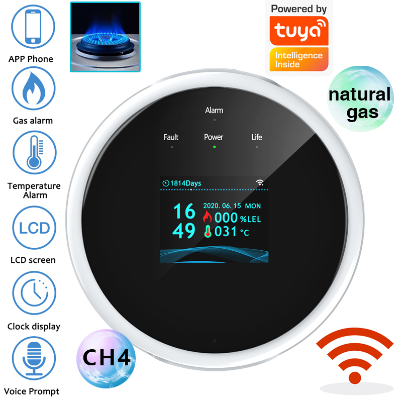 2.4G WiFi Gas Alarm Sensor Com - Home Security And Monitoring のレビューと価格