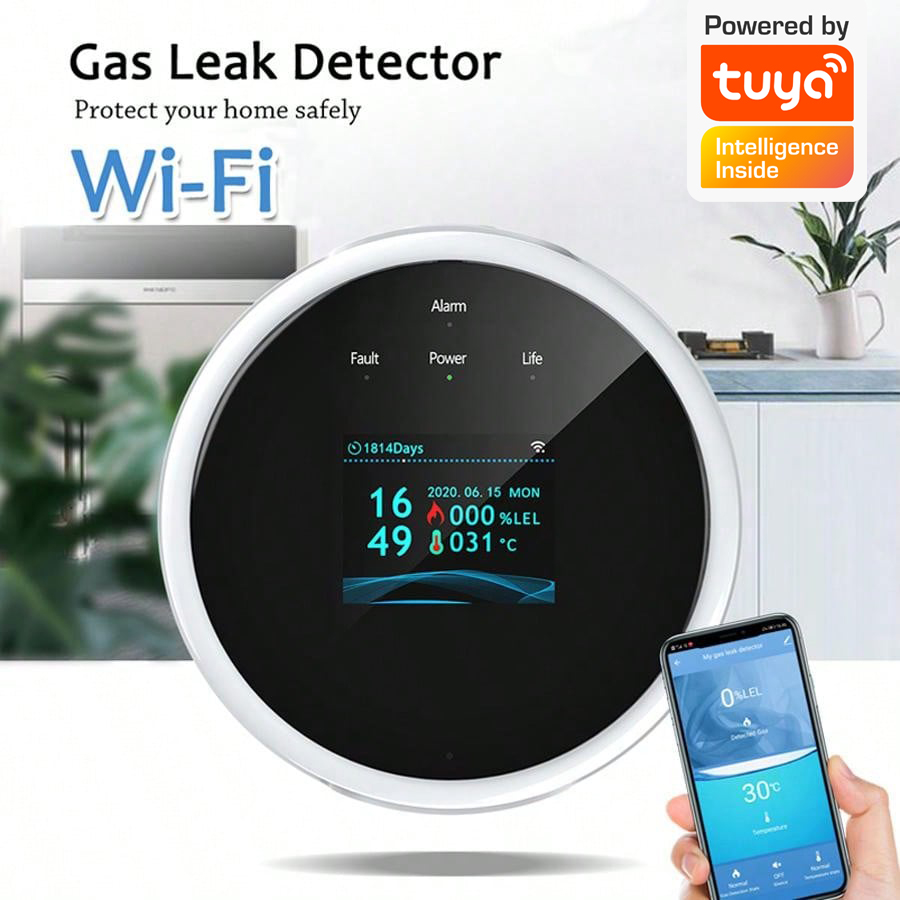 2.4G WiFi Gas Alarm Sensor Com - Home Security And Monitoring のレビューと価格