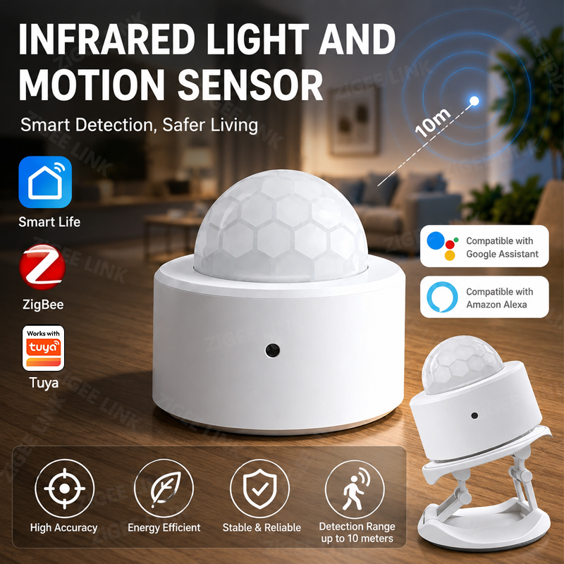 ZigBee 3.0 PIR Motion Sensor W - Home Security Tools のレビューと価格