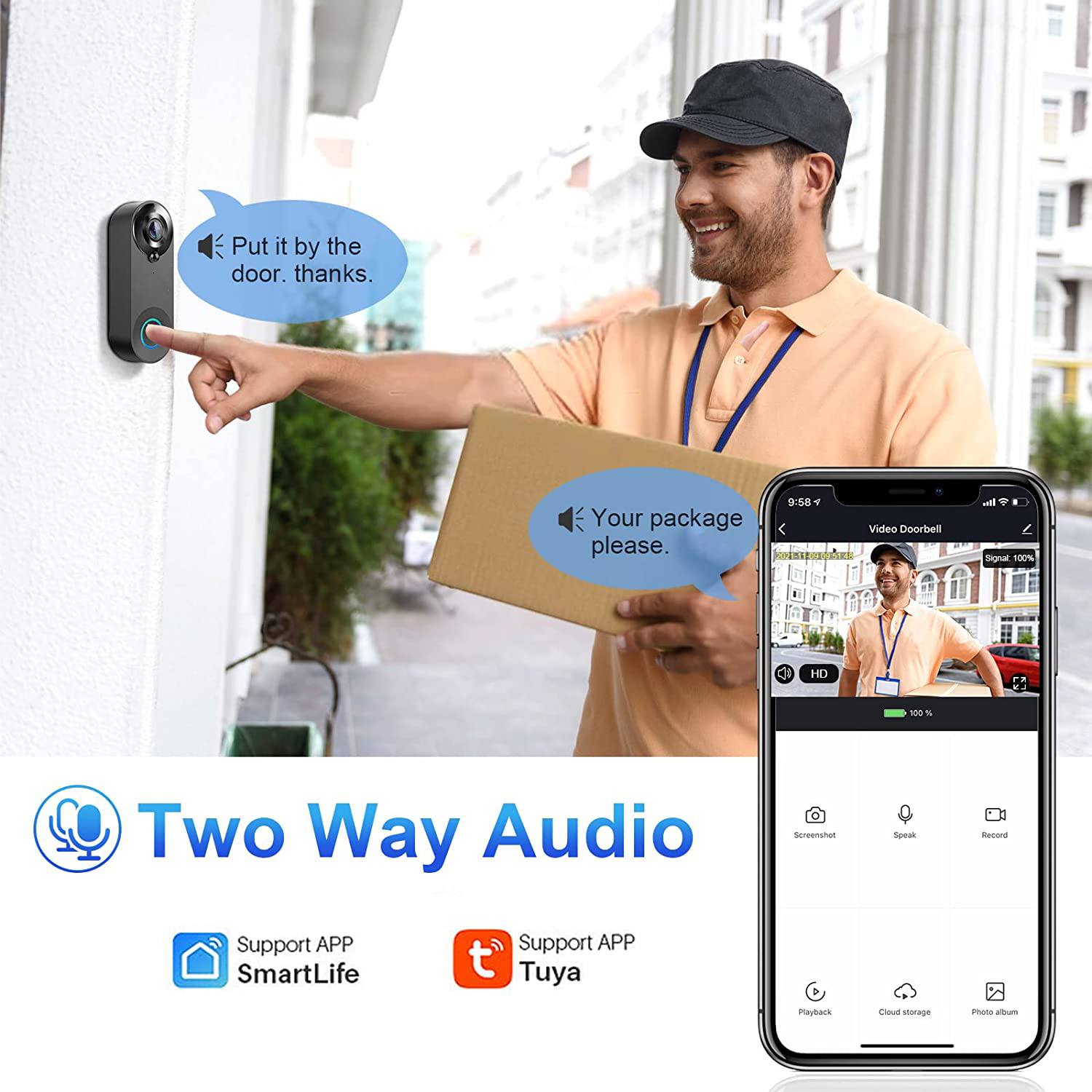 5G 2.4G WiFi Video Doorbell 10 - Home Security News のレビューと価格