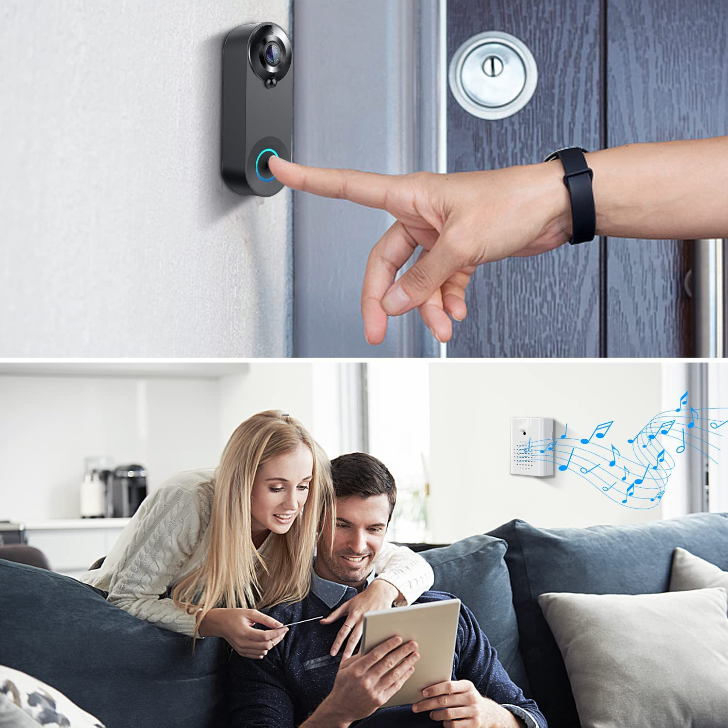 5G 2.4G WiFi Video Doorbell 10 - Home Security News のレビューと価格