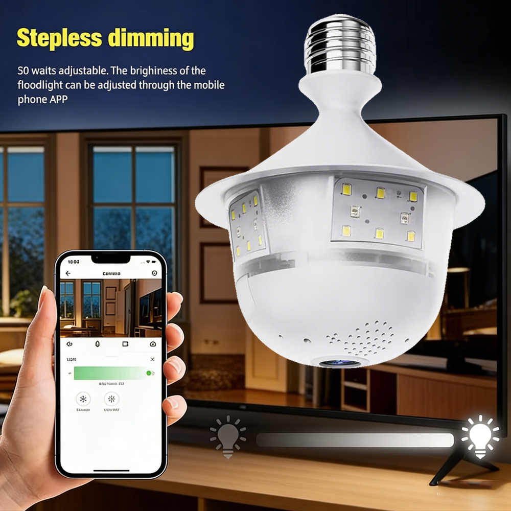 Bulb Indoor Camera Security In - Home Security Lights Outdoors のレビューと価格