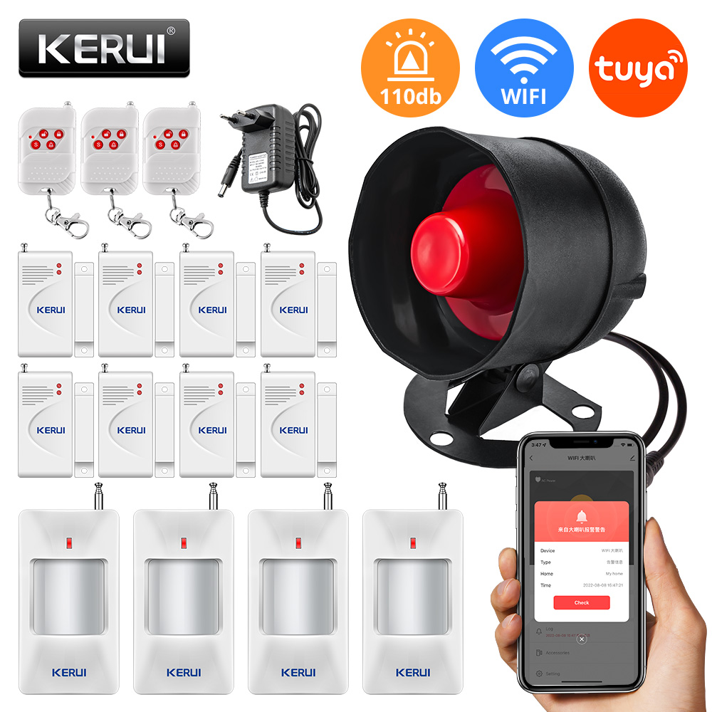 KERUI Tuya WIFI Loudly Speaker - Home Security No Wifi のレビューと価格