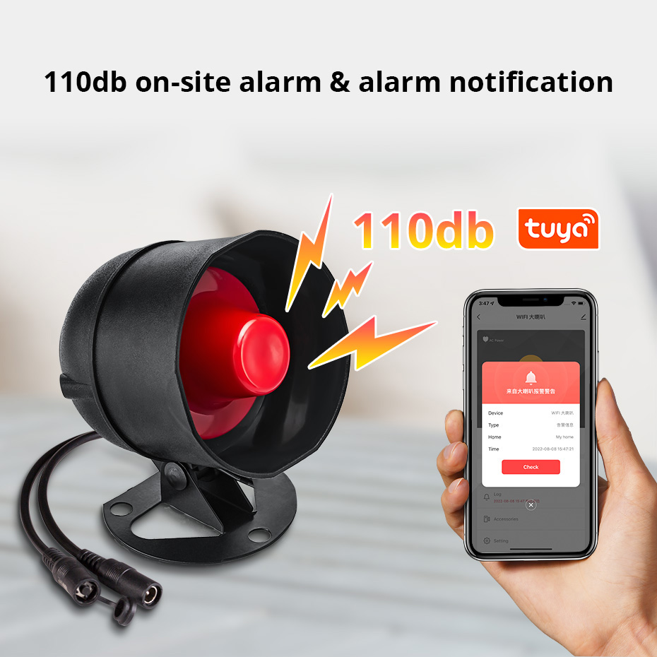 KERUI Tuya WIFI Loudly Speaker - Home Security No Wifi のレビューと価格