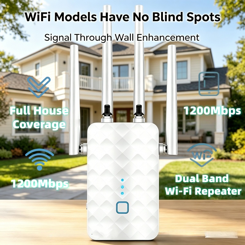 1200Mbps WiFi Repeater Wireles - Home Security No Wifi のレビューと価格