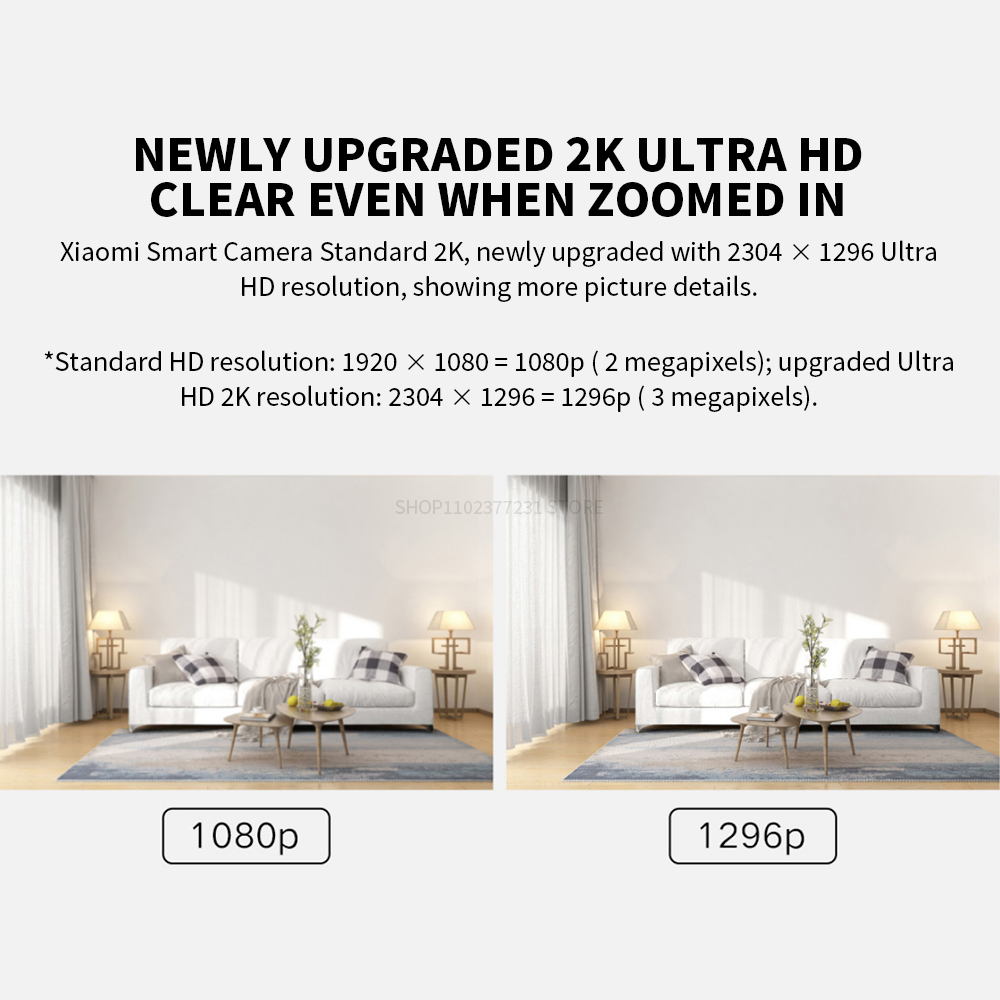 Xiaomi Smart IP Camera 2K 1296 - Xiaomi Home Security Camera 2K のレビューと価格