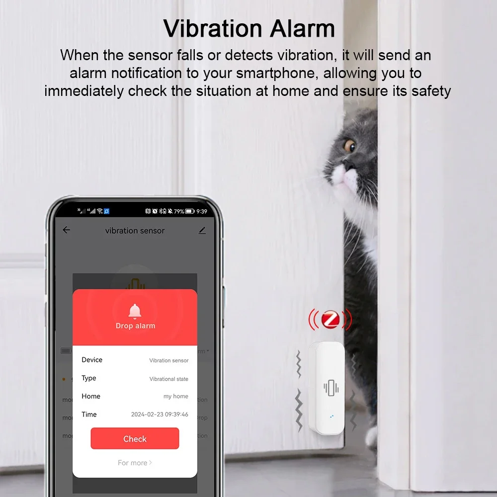 Tuya WiFi/Zigbee Smart Vibrati - Home Security And Monitoring のレビューと価格
