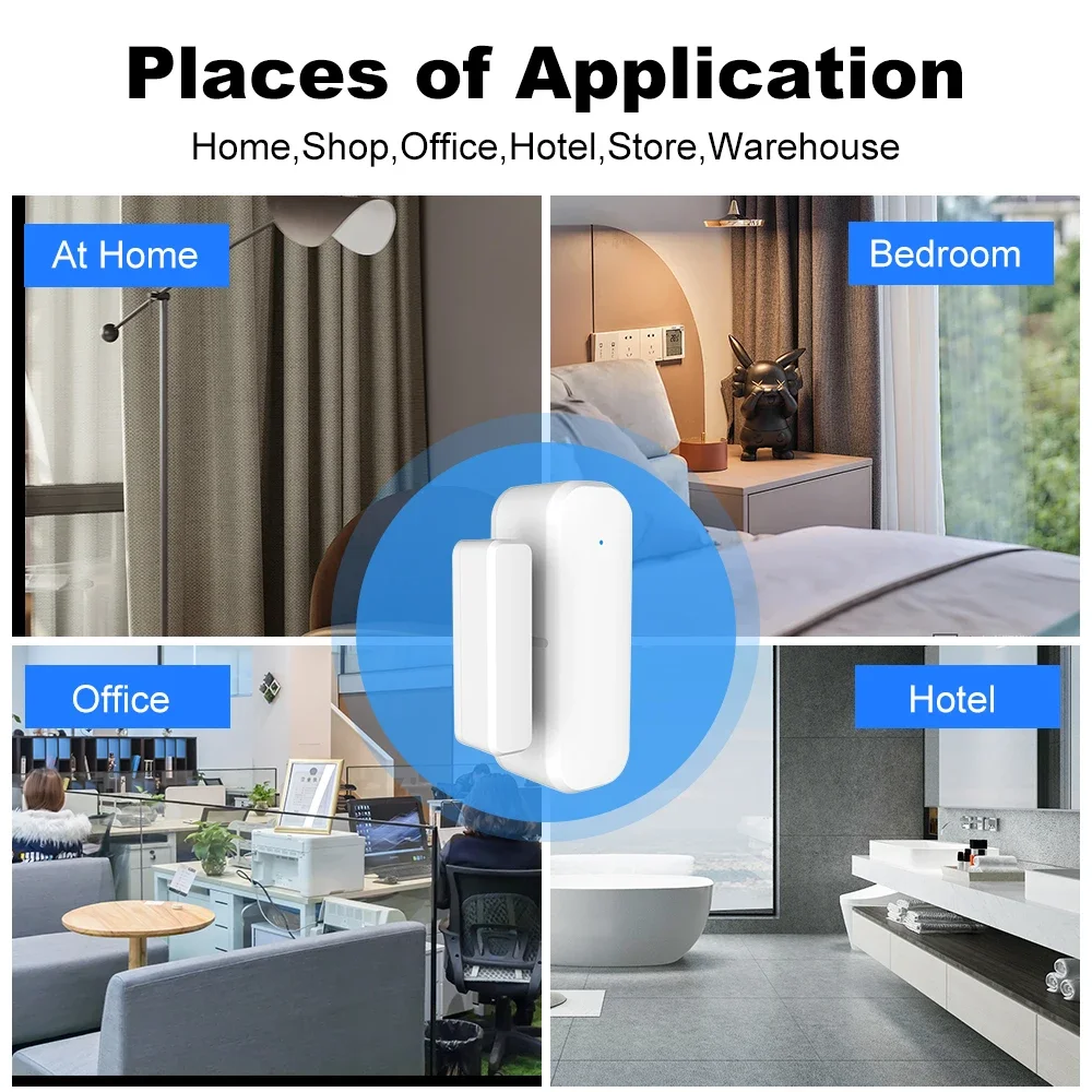 ZigBee Door Window Sensor Wire - Home Security Systems Wireless のレビューと価格