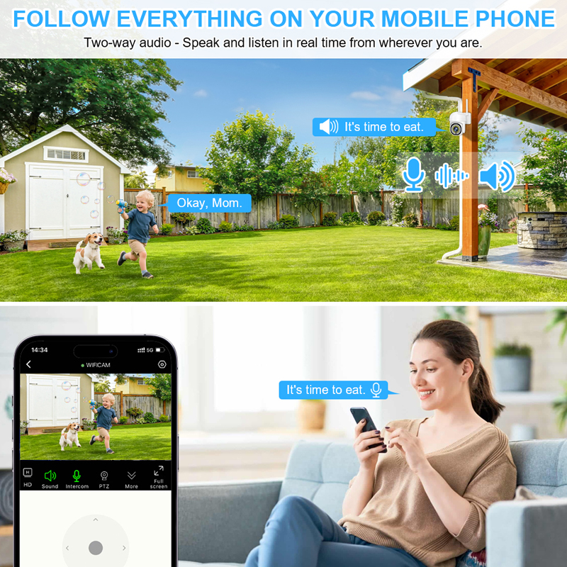 Smar 3MP Wireless CCTV Securit - Home Security No Wifi のレビューと価格