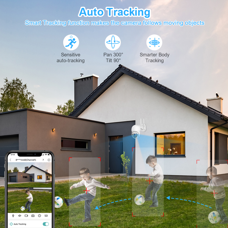 Smar 3MP Wireless CCTV Securit - Home Security No Wifi のレビューと価格