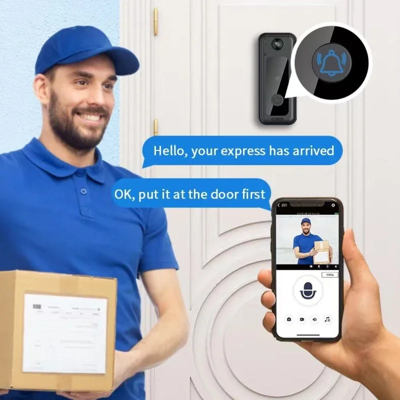 Wireless Doorbells Wifi Video  - Home Security Ring Camera のレビューと価格