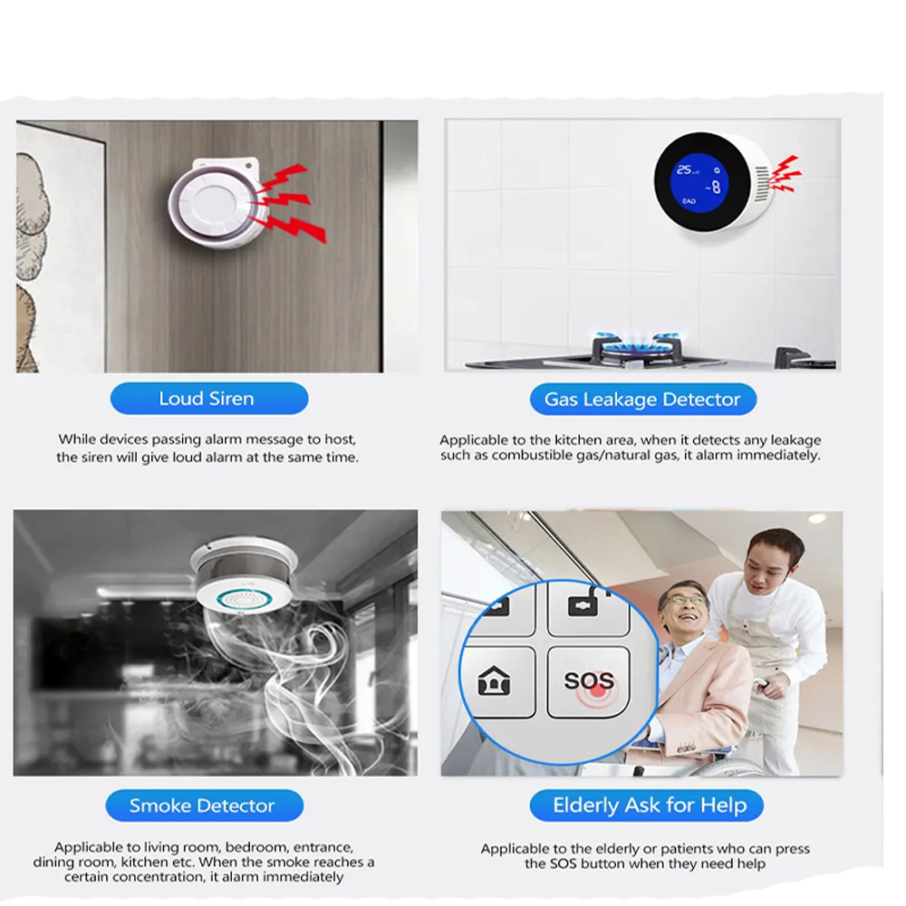 PGST 4G Tuya Smart Home Alarm  - Home Security No Wifi のレビューと価格