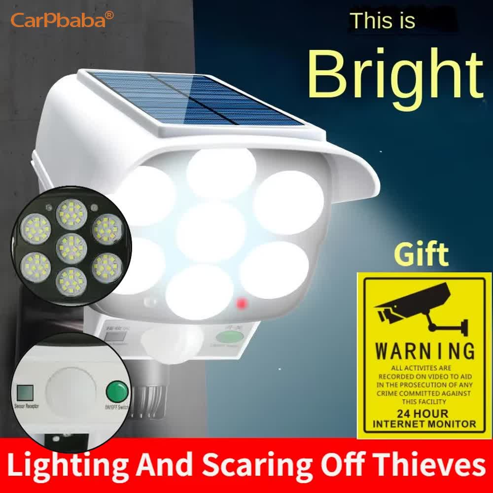 Outdoor Solar Light Motion Sen - Home Security Lights Outdoors のレビューと価格